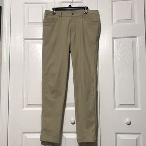 Lululemon “Trench” Khaki 34X34 ABC SLIM Pants - Great Condition!